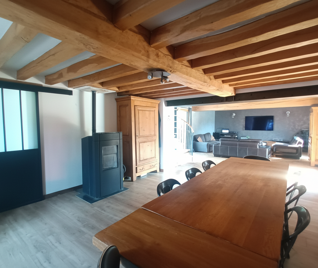 Maison aux beaux volumes