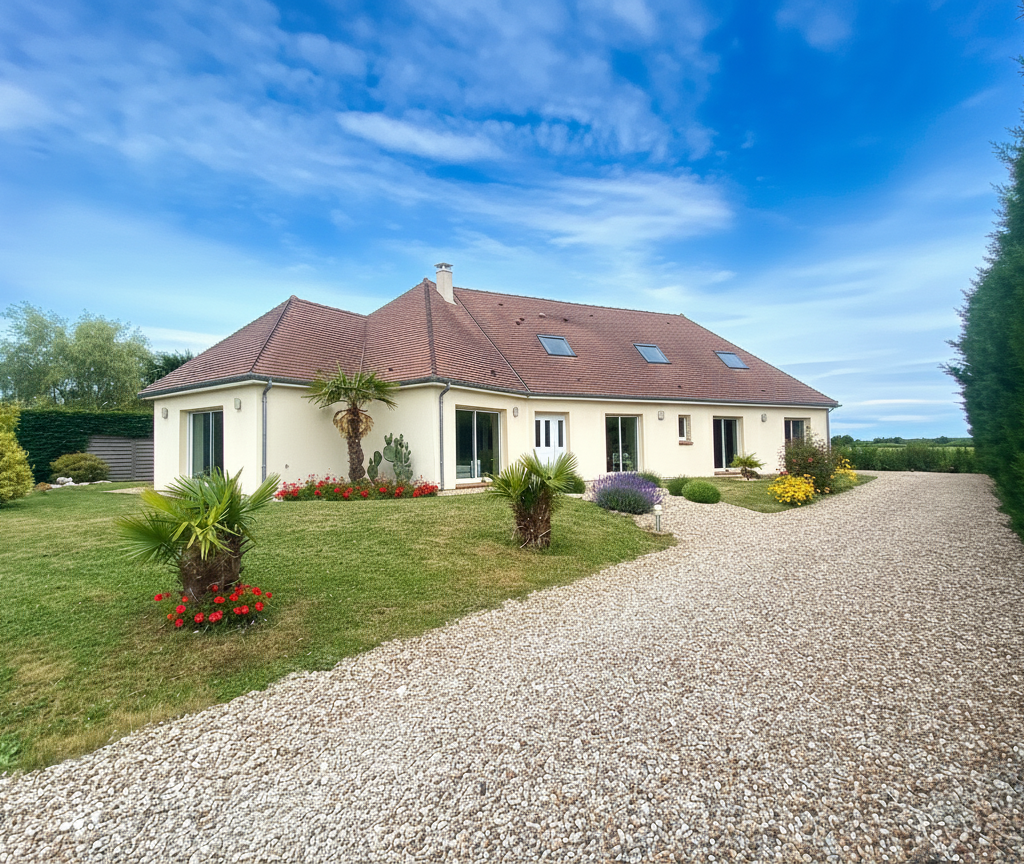 Belle maison familiale 6 chambres à 20 minutes de Dreux