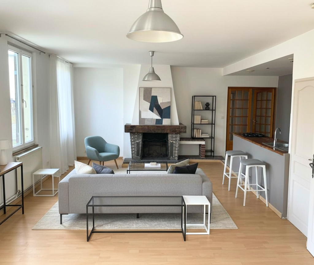Spacieux appartement F4 centre ville